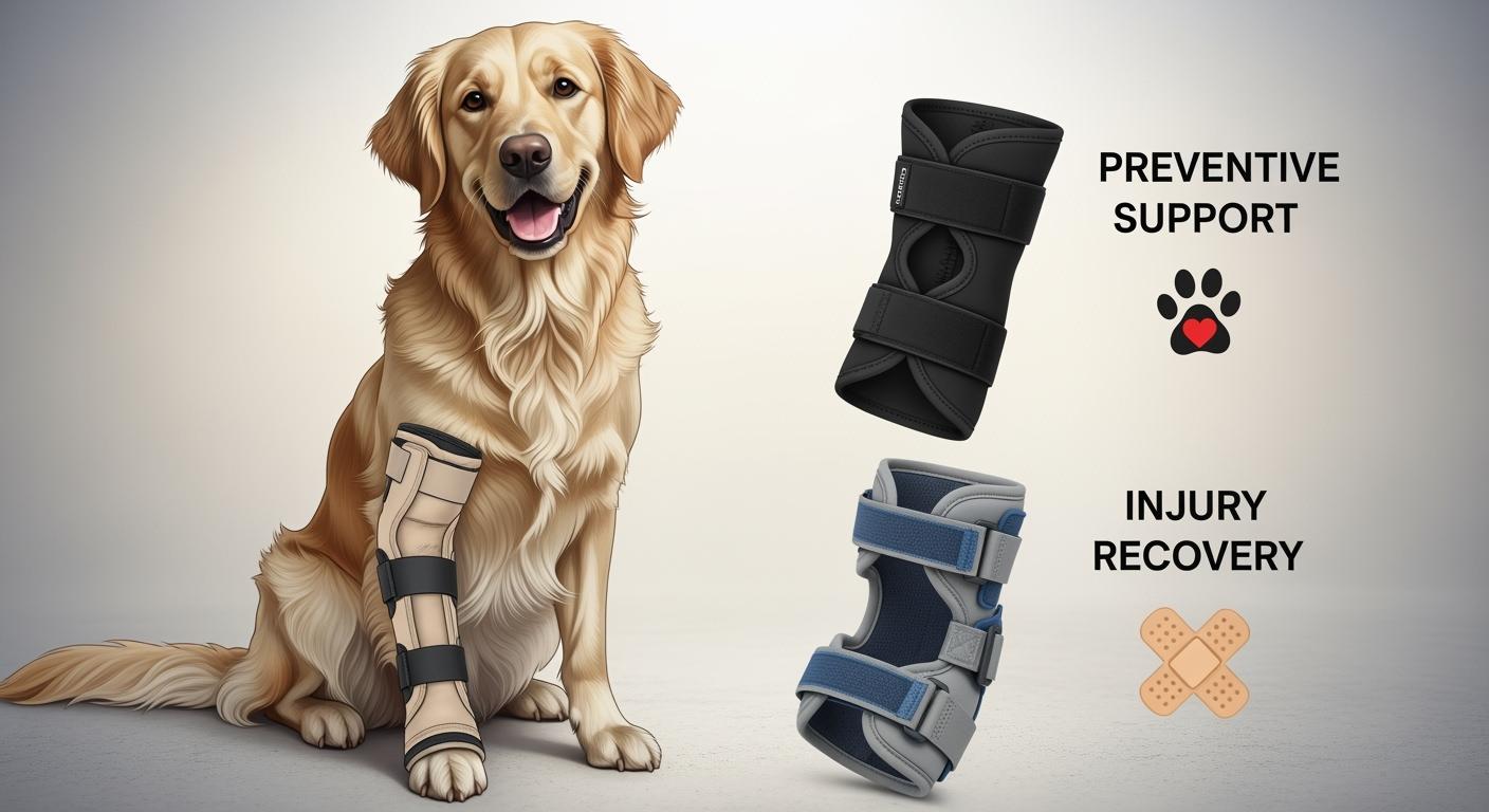 Braces for Dogs: Understanding Different Types from Preventive Support to Injury Recovery