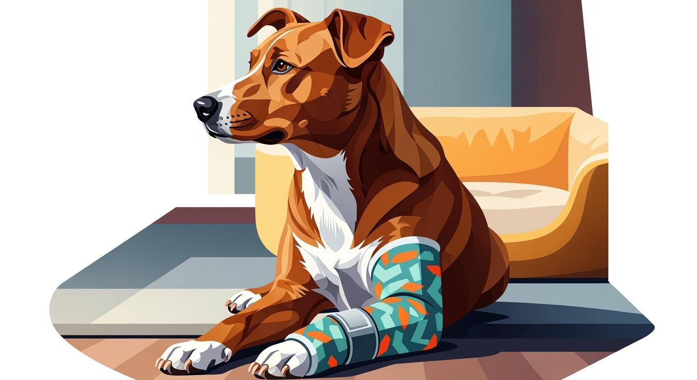 Dog sleeve to stop licking for limb wounds and hot spots is a comfort-first e-collar alternative