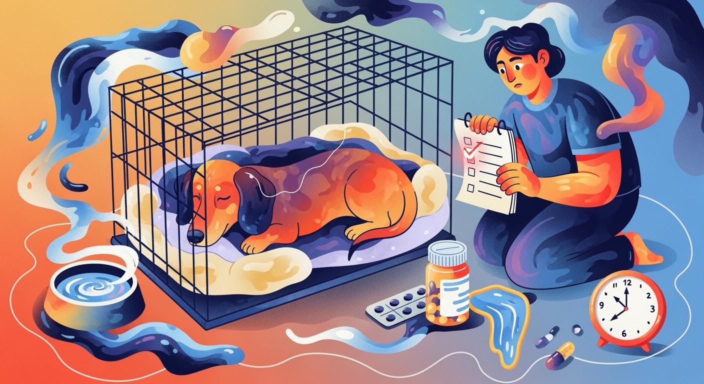 Dog IVDD home care steps to manage crate rest and spot urgent warning signs