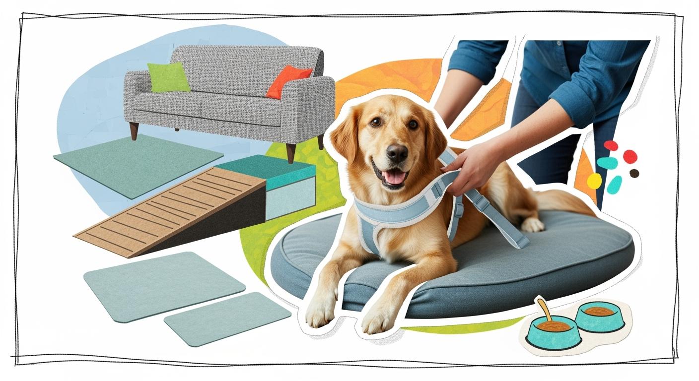 Dog hip dysplasia management with practical steps for mobility and comfort