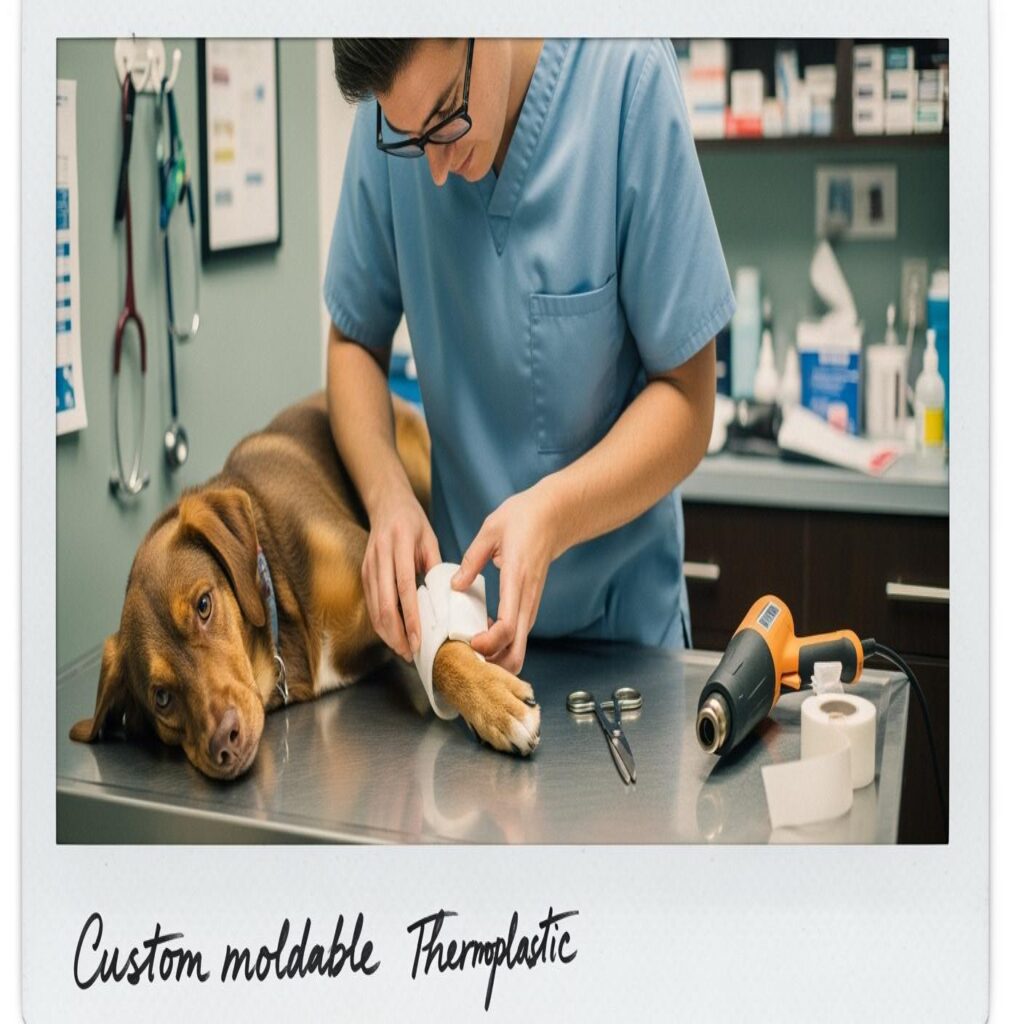 Thermoplastic Splints in Veterinary Orthopedics: The Science of Heat-Moldable Custom Bracing (Clinic Guide)