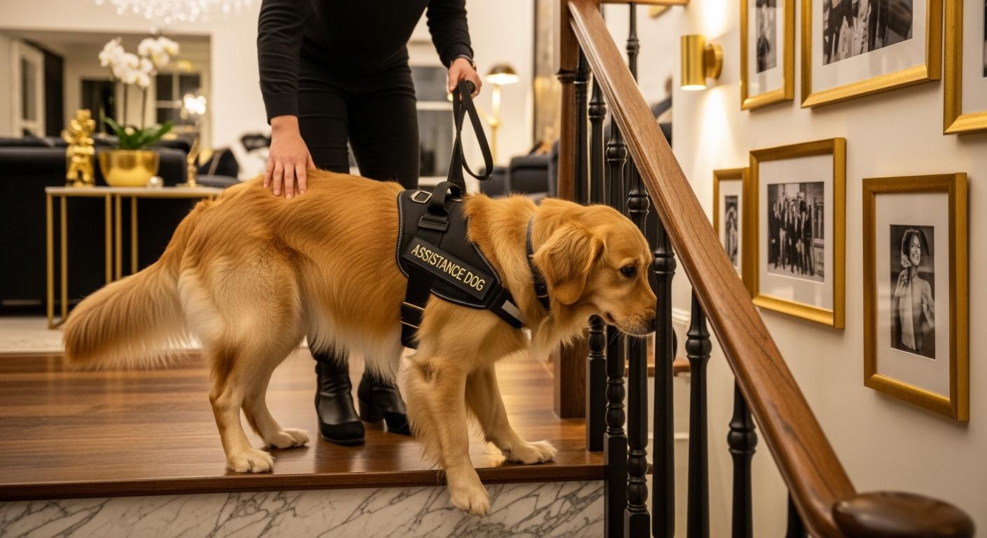 How to choose the right dog stairs assistance harness for safe stair trips at home