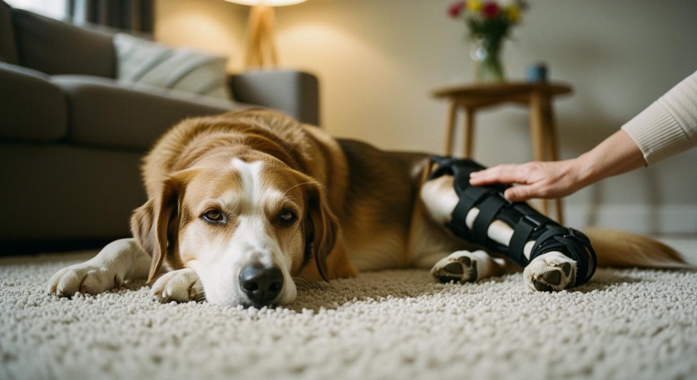 Understanding the Dog Hock Brace for Common Calcaneal Tendon Injuries and Safe Home Recovery