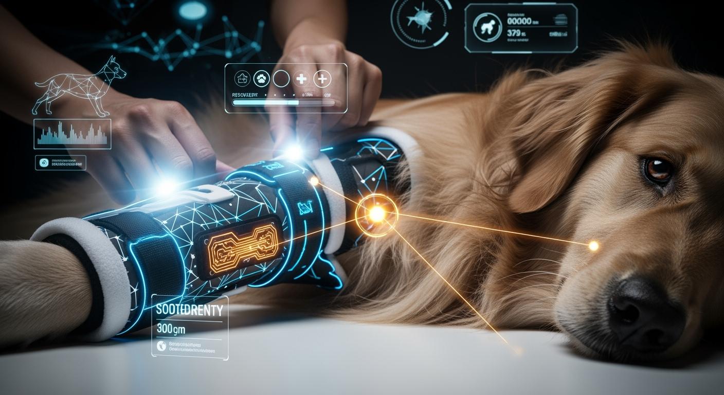 Soft Edge Binding in Dog Braces: Eliminating Chafing to Improve Compliance & Recovery