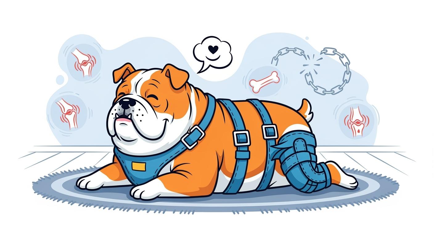 Joint Support for Overweight Dogs: Breaking the Obesity-Pain Cycle with Orthopedic Gear