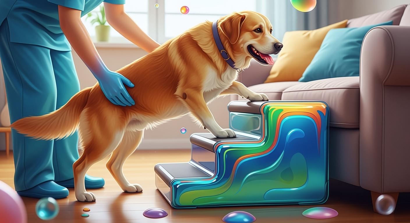 Dog arthritis mobility support steps for safer walks and easier transfers