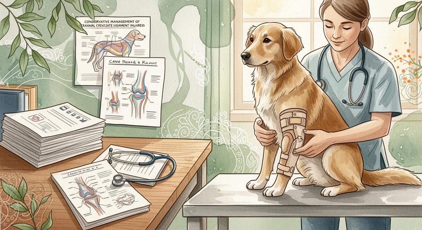 Dog Knee Brace Conservative Treatment Research 2025: What Studies Show
