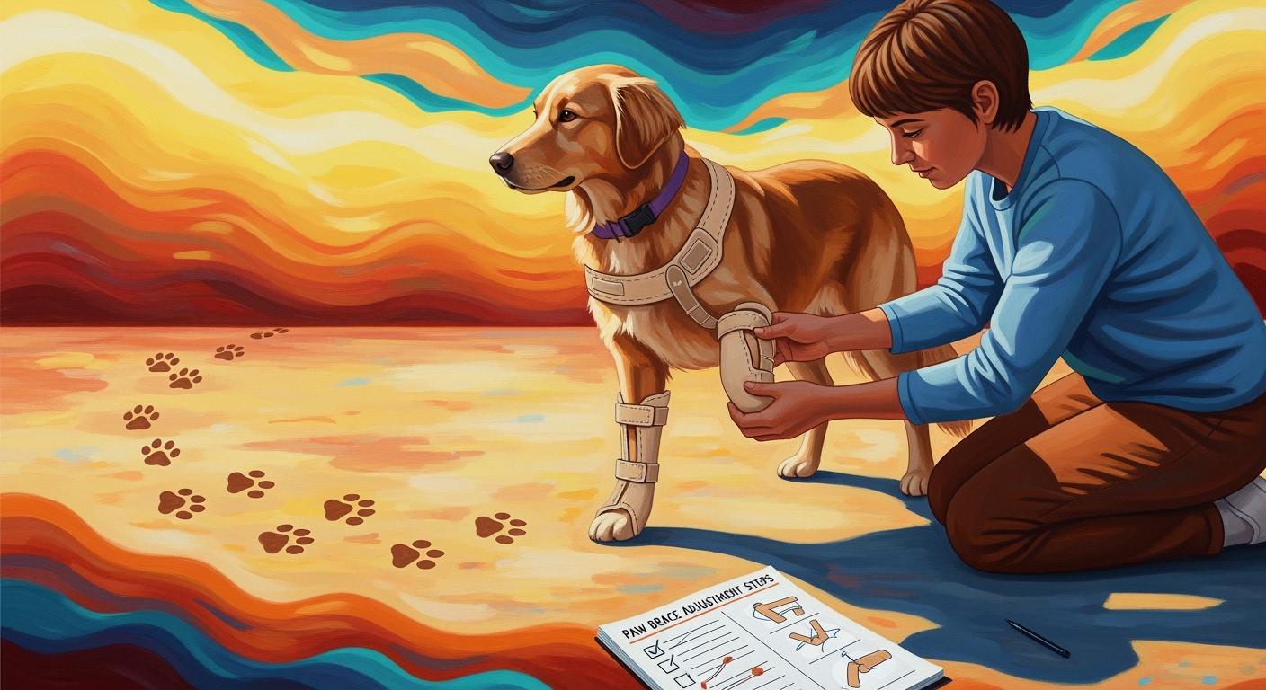 Paw Dragging Support Brace No-Knuckling Fit Guide Step-by-Step Walk Test and Adjustment Tips