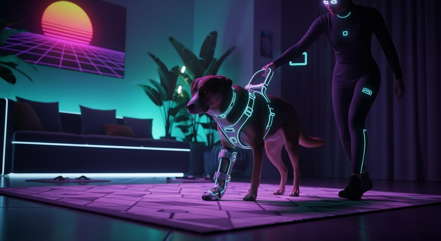 Post-Accident Dog Rehab at Home Braces and Harnesses for Safer Steps Indoors