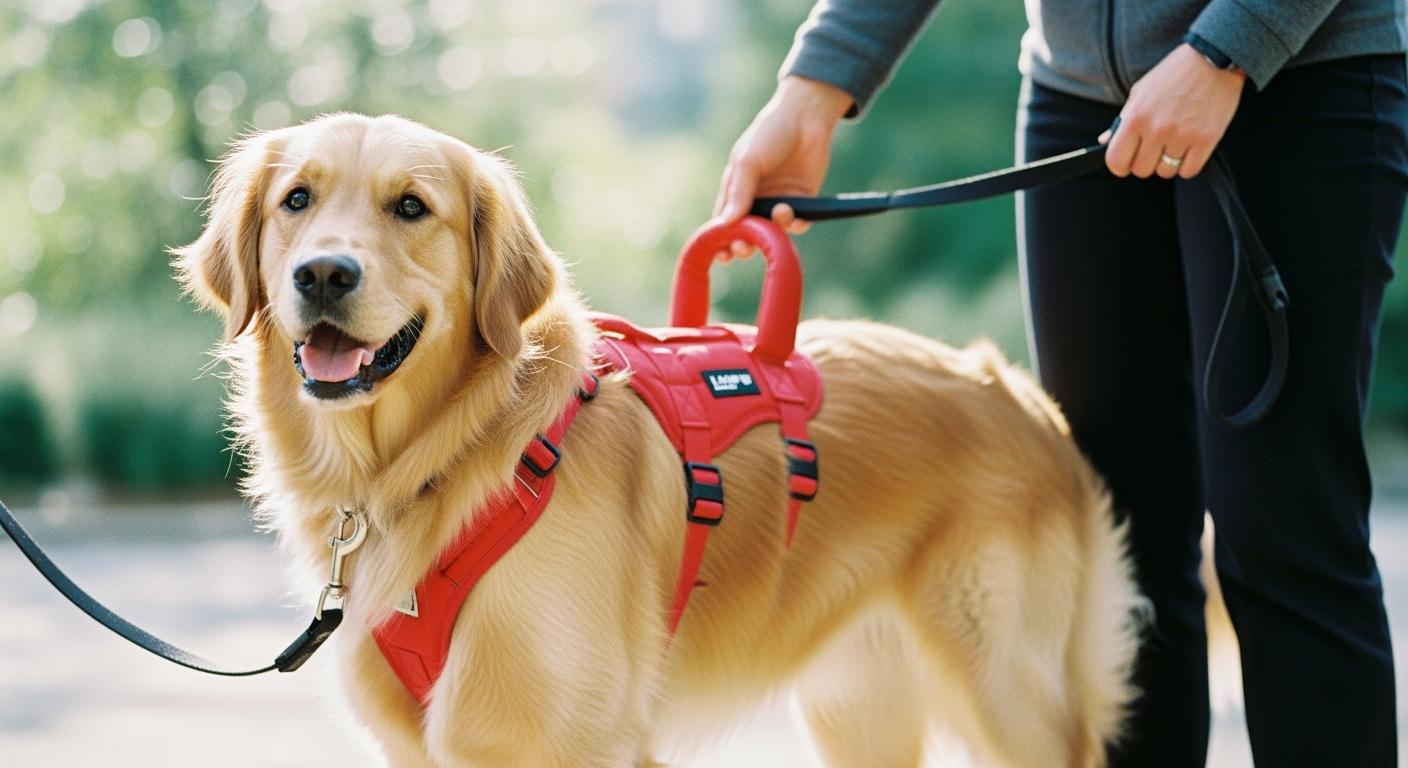 Dog Harness with Lift Handle: Complete Guide to Fit, Support & Daily Use