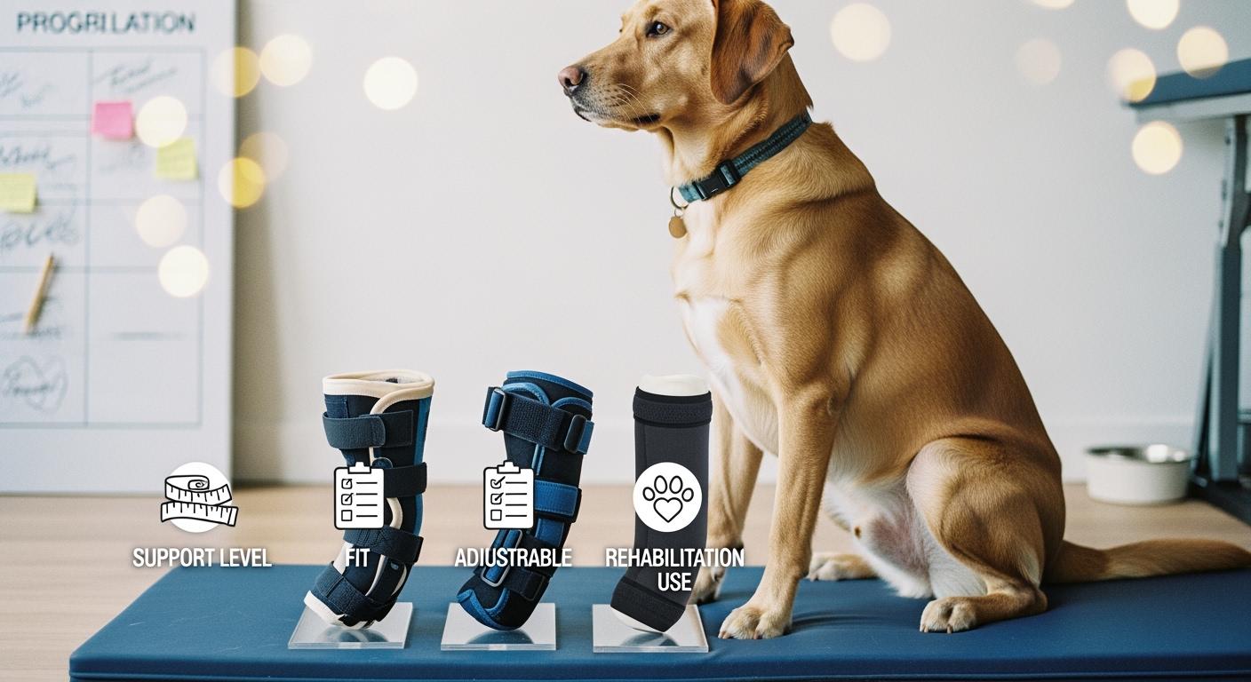 Dog ACL Brace Alternatives: How to Compare Support Level, Fit, and Rehab Use