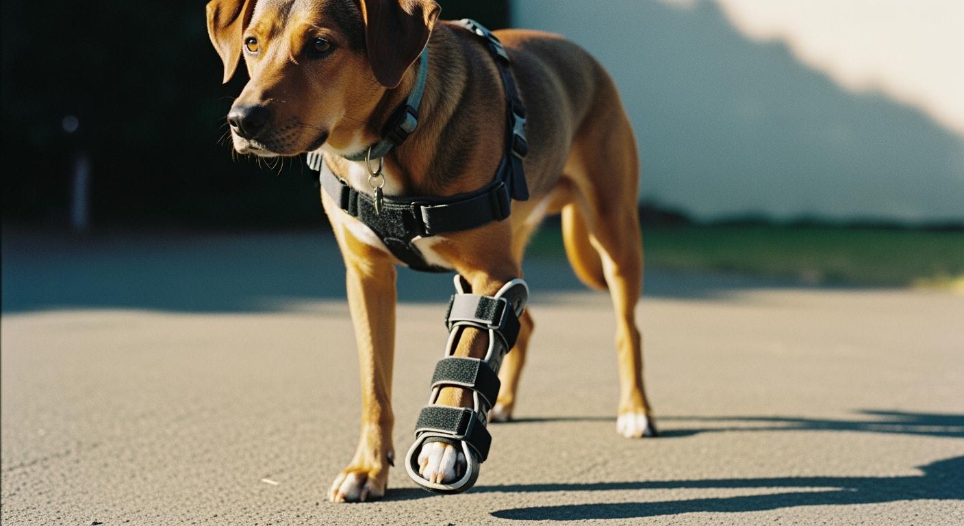 Dog Foot Brace for Knuckling Solutions for Paw Support and Walking Stability