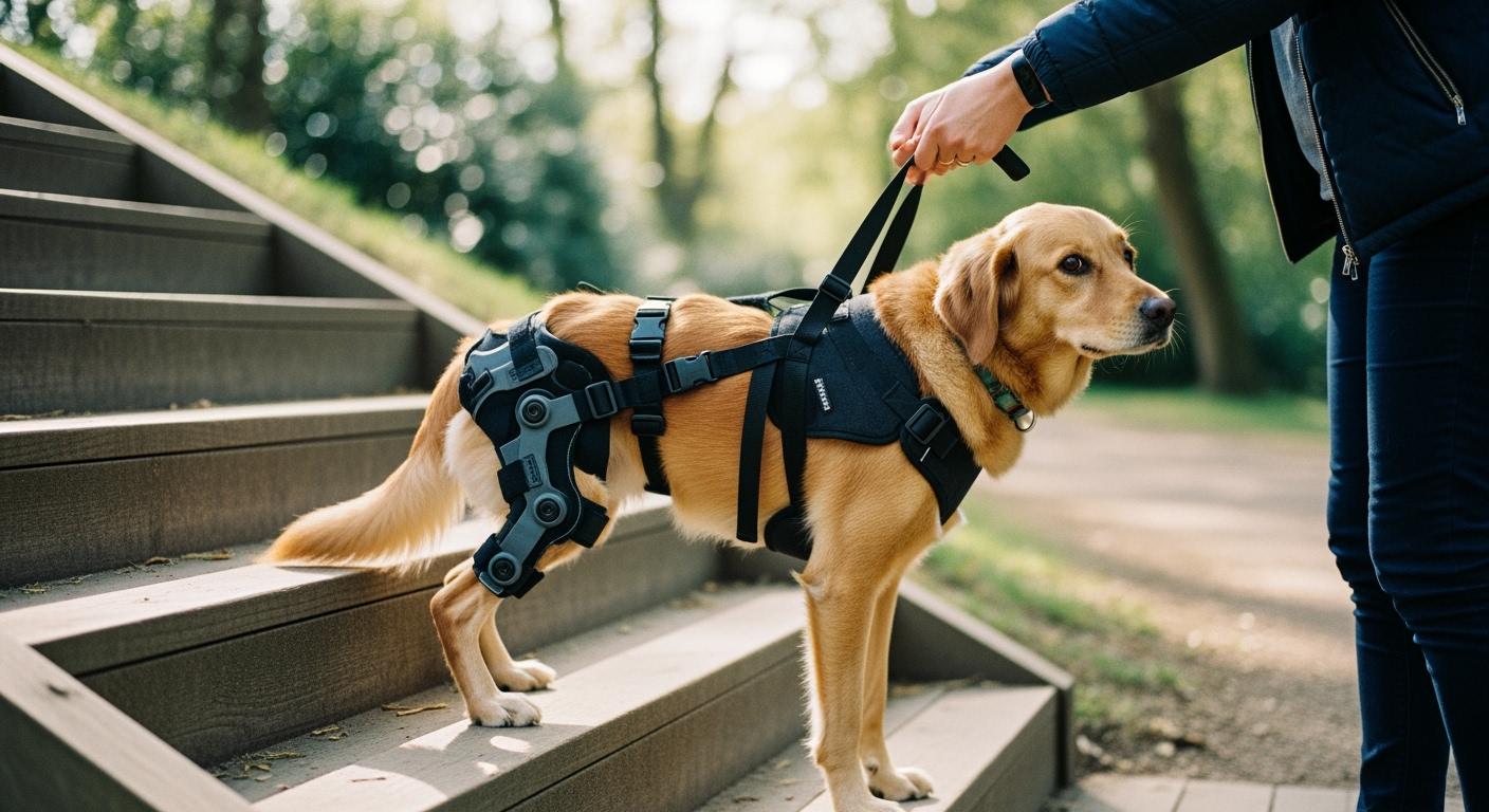 Dog Brace for Hips vs Lift Harness: How to Choose the Right Support for Stairs, Walking, and Weak Hind Legs