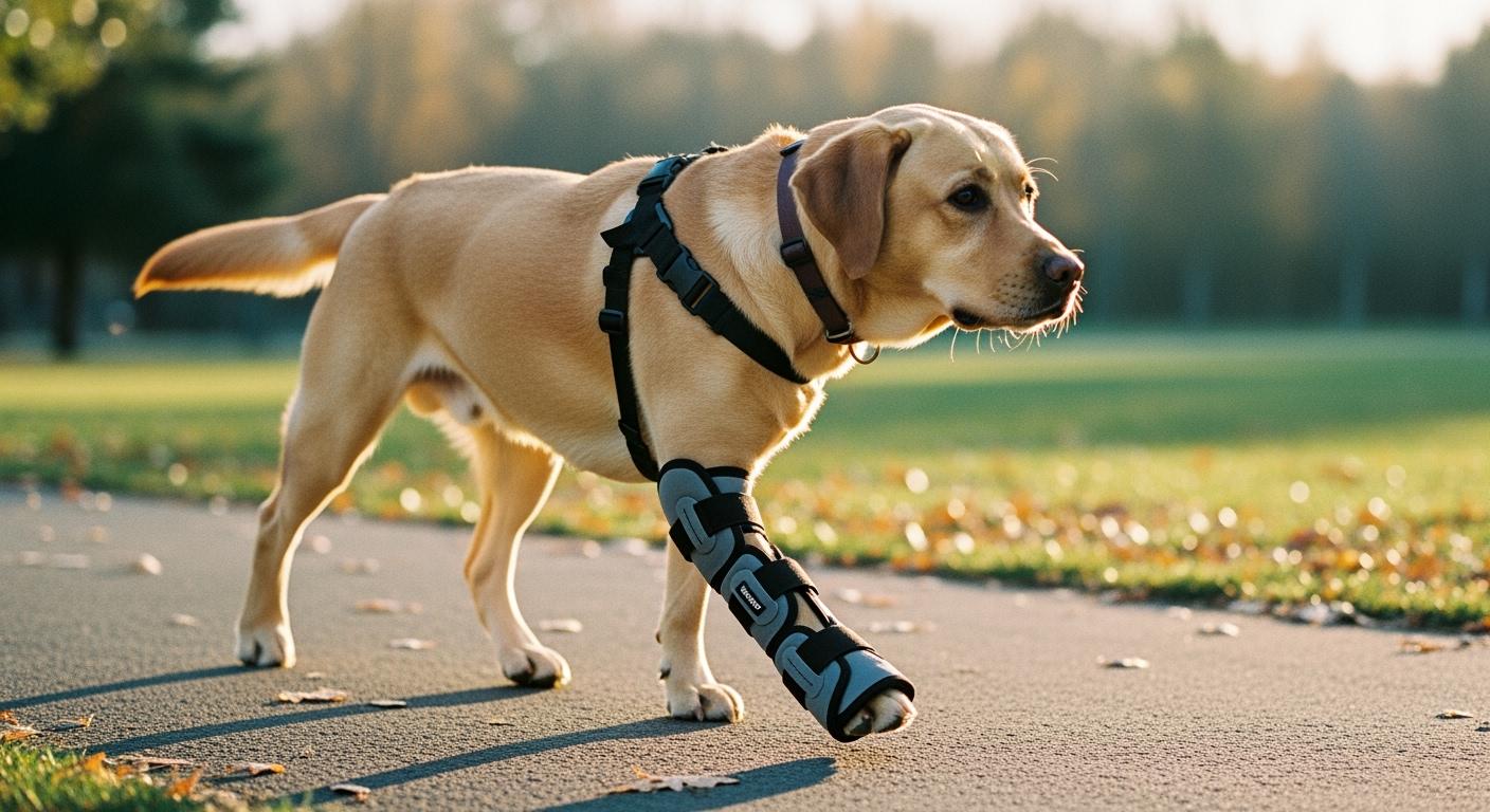 Dog Knuckling Brace Solutions for Paw Support and Walking Stability