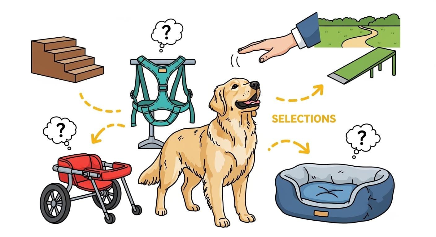 Dog Mobility Support Decision Guide: Matching Products to Your Dog’s Mobility Challenges
