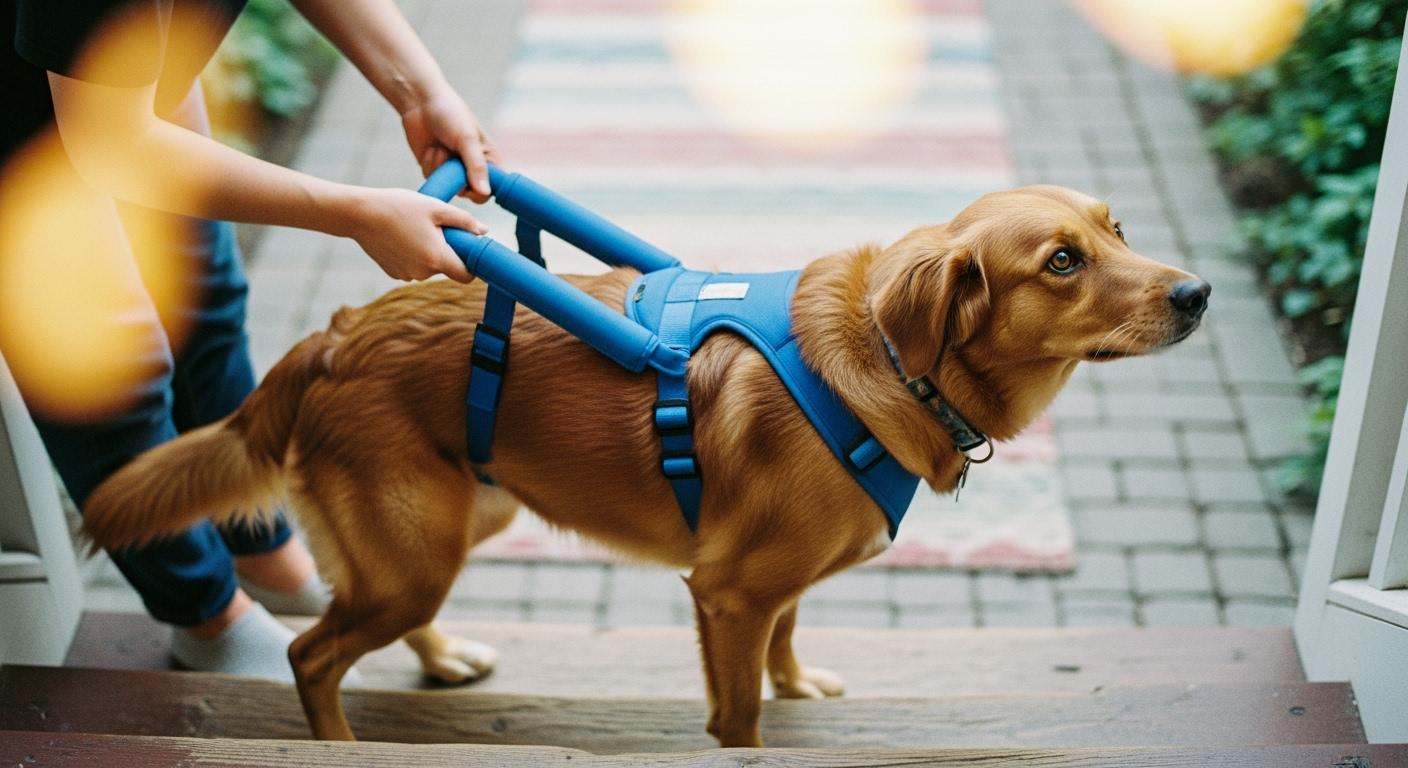 Dog Lift Harness: How to Choose the Right Support for Stairs, Walks, and Hind-Leg Weakness