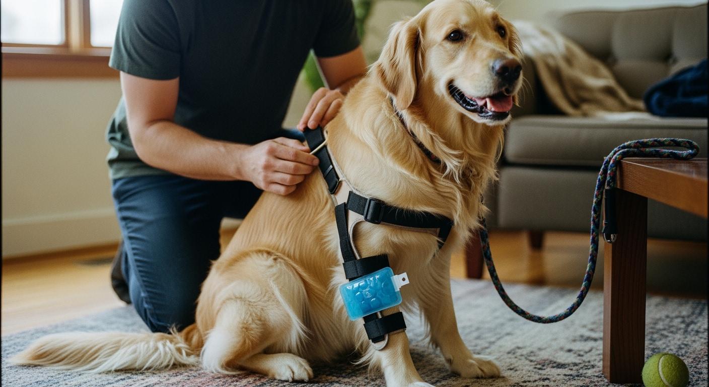 Dog Cruciate Ligament Brace with Hot & Cold Gel Pack: How to Choose Support for Rehab, Walking, and Daily Comfort