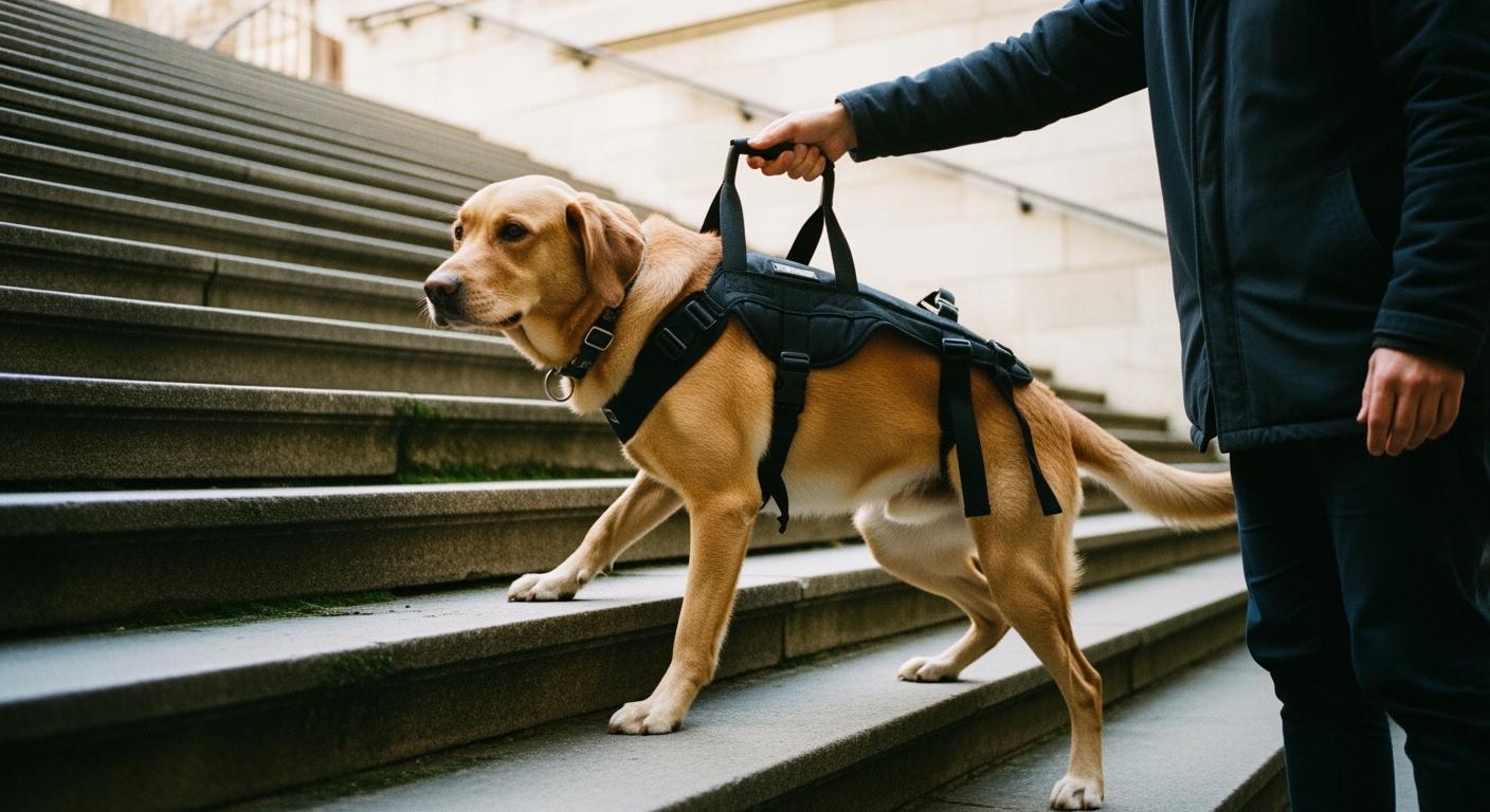 Dog Lift Harness for Back Legs on Stairs