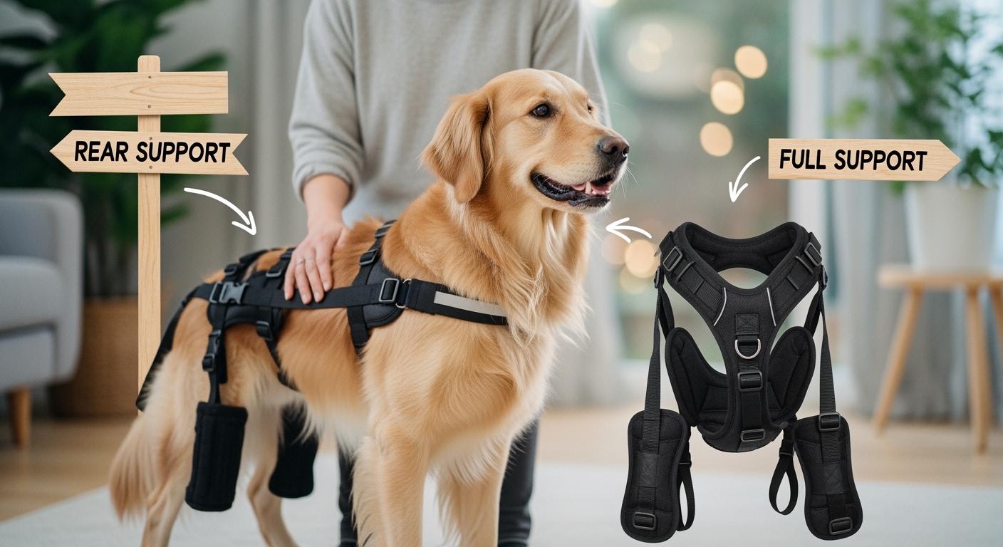 Best Dog Lift Harness: Rear Lift vs Full Body and How to Choose the Right Support for Daily Mobility