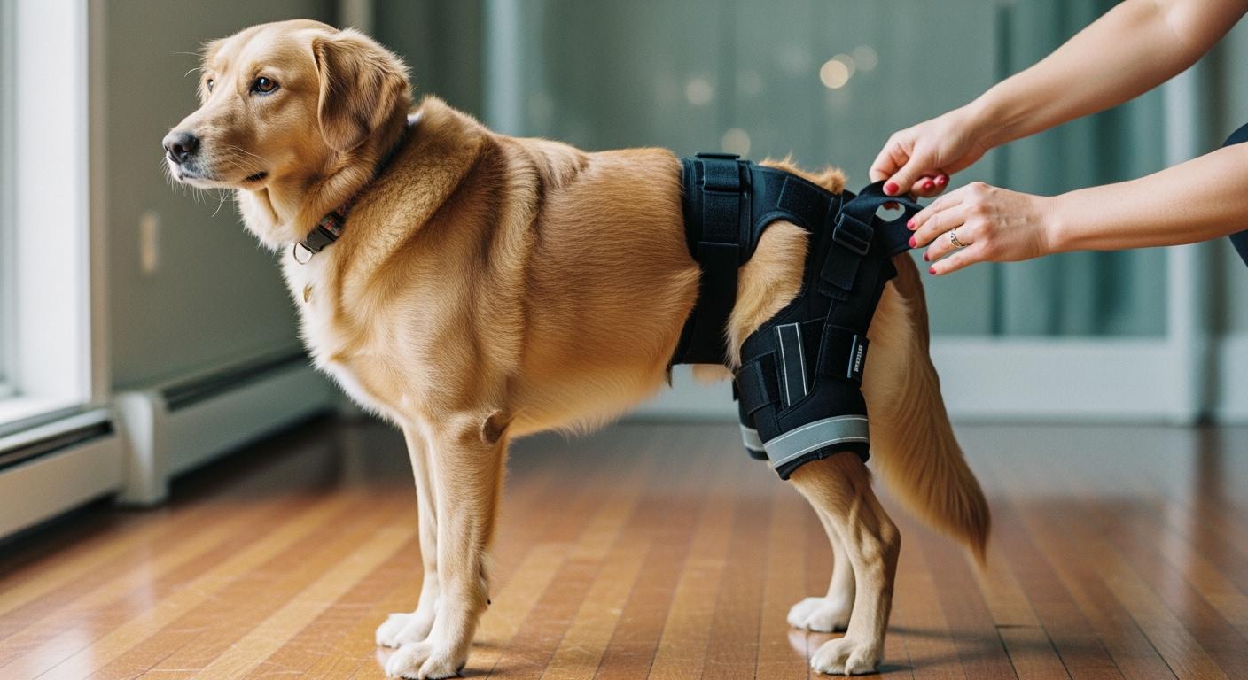 Dog Hip Support Brace: Fit and Slipping