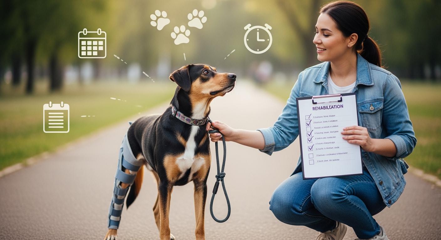 Dog Stifle Brace: How to Build a Safe Walking Plan and Wear Schedule for Daily Rehab