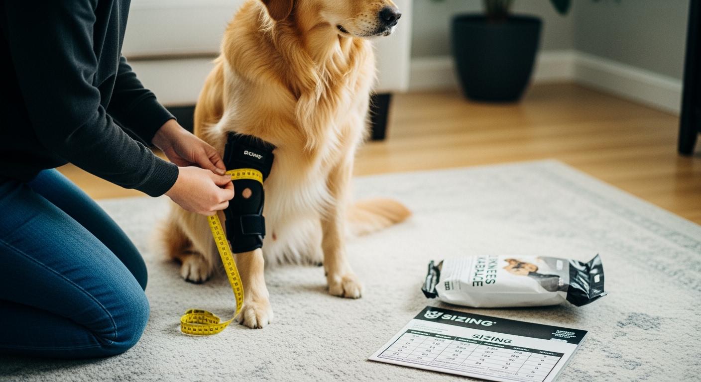 Dog Knee Support Brace: Fit and Sizing